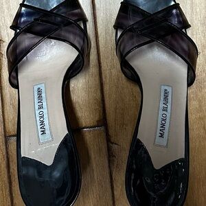 Authentic Manolo Blahnik pre-owed.